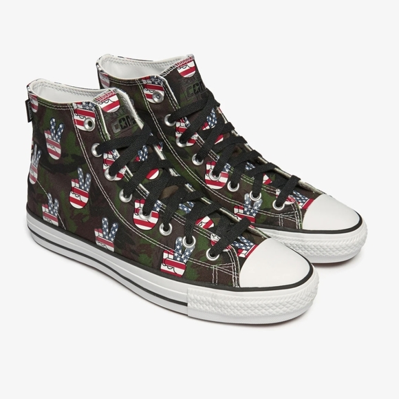 Converse CTAS Camo Peace ✌🏼 All Star High 10 - Picture 1 of 5